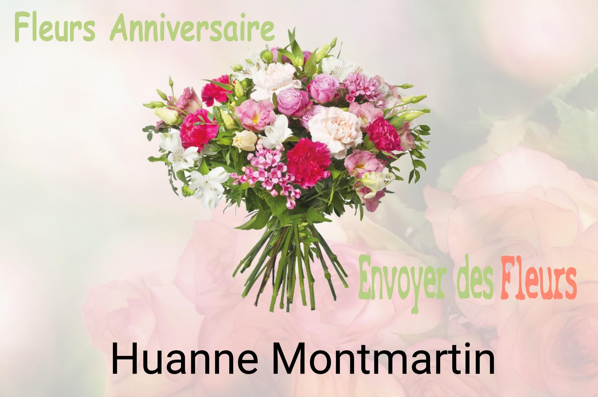 Bouquet de fleurs d’anniversaire livré à Huanne-Montmartin